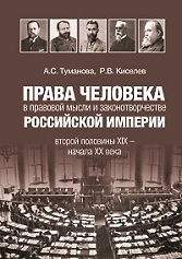 Права человека в правовой мысли и законотворчестве Российской империи второй половины XIX — начала XX века